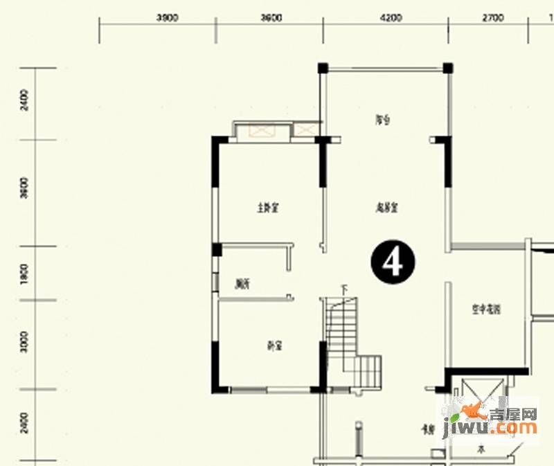 森林溪畔4室3厅2卫208.1㎡户型图