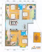 启鸿假日城市4室2厅2卫192㎡户型图