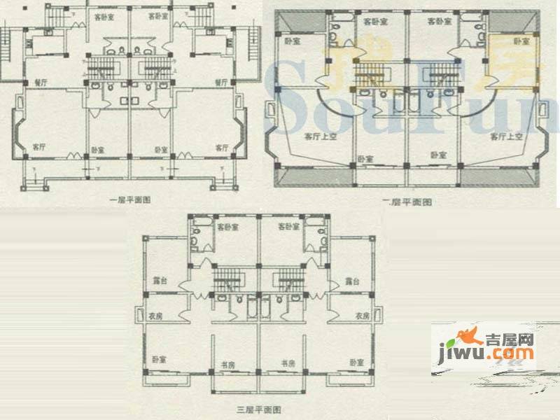 海韵枫丹9室2厅6卫345.1㎡户型图