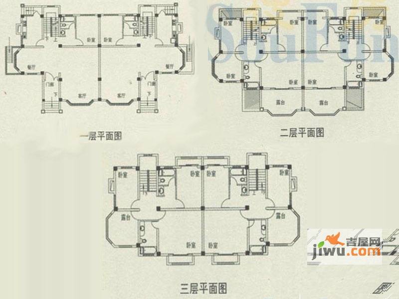 海韵枫丹9室2厅6卫388.7㎡户型图