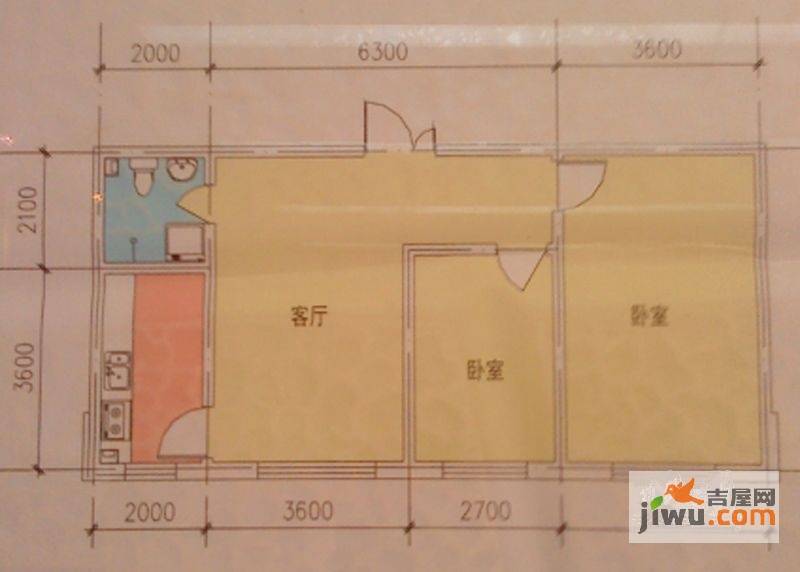 世纪馨园2室1厅0卫75.6㎡户型图