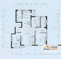 众诚一品东南2室2厅2卫120㎡户型图