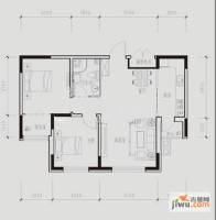 众诚一品东南2室2厅1卫82.2㎡户型图