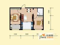 北方尚品2室1厅1卫73.2㎡户型图