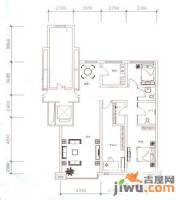 先行国际3室2厅2卫127.3㎡户型图