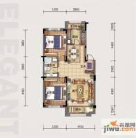 澳海東方1號2室2厅1卫94㎡户型图