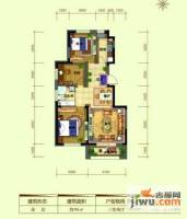 澳海東方1號3室2厅1卫96㎡户型图