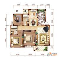 丰和新城二期3室2厅2卫140.1㎡户型图