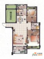 景城名郡2室2厅1卫89.6㎡户型图