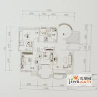 世纪中央城3室2厅2卫119.8㎡户型图
