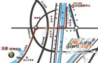 清豪西雍半岛位置交通图图片