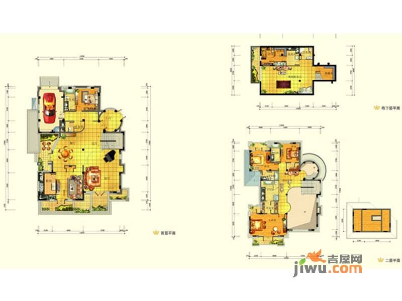 金碧艺墅普通住宅447㎡户型图