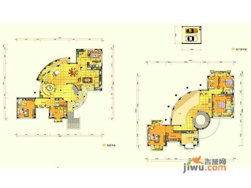 金碧艺墅普通住宅540㎡户型图