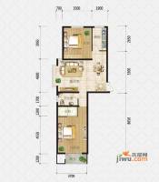 盛和观邸3室2厅2卫95.1㎡户型图