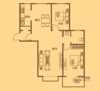 福馨景苑2室2厅1卫99.2㎡户型图