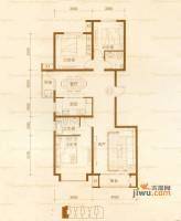 锐点嘉苑3室2厅2卫131.6㎡户型图