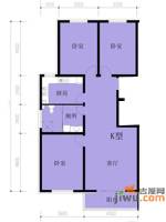 凤凰春城3室1厅1卫119.8㎡户型图