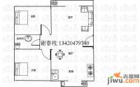 盈彩美地（住宅）2室2厅1卫88㎡户型图