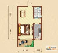 锦江国际普通住宅41.7㎡户型图