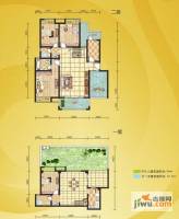 日月湖国际生态城4室3厅2卫181㎡户型图