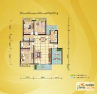 日月湖国际生态城3室2厅2卫125.3㎡户型图