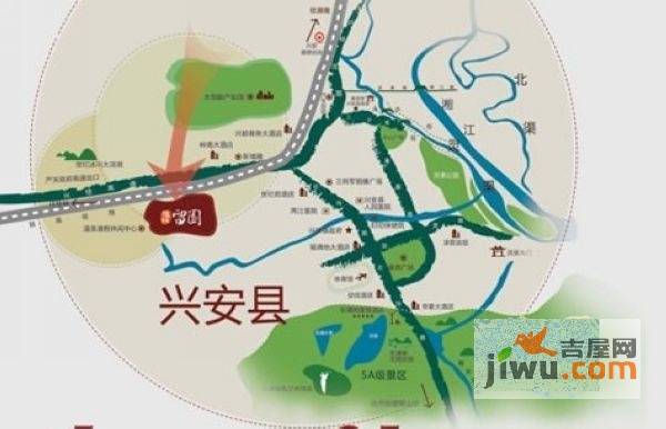桂林留园位置交通图图片