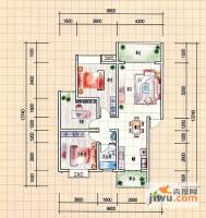 耀辉美好家园3室2厅1卫106.9㎡户型图