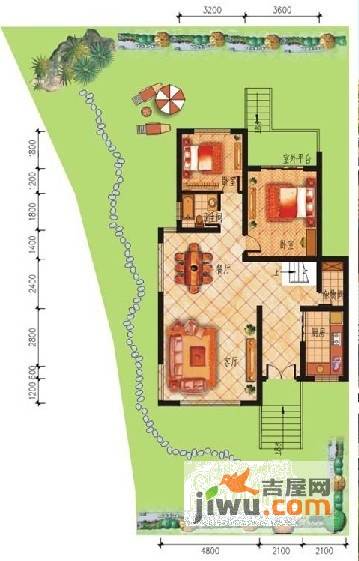 灵湘半岛普通住宅279㎡户型图