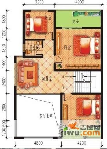 灵湘半岛2室0厅1卫265.8㎡户型图