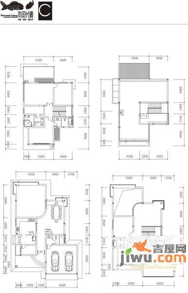 水印长廊6室3厅5卫466.8㎡户型图