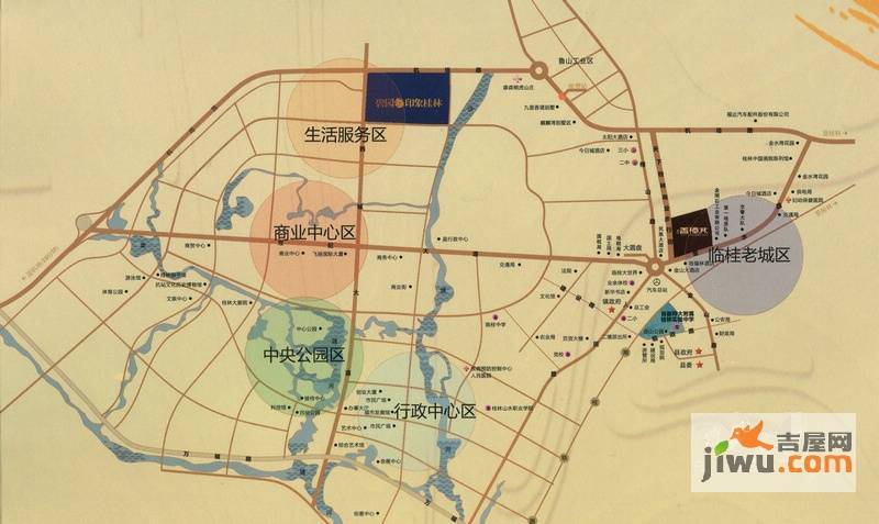 碧园印象桂林位置交通图