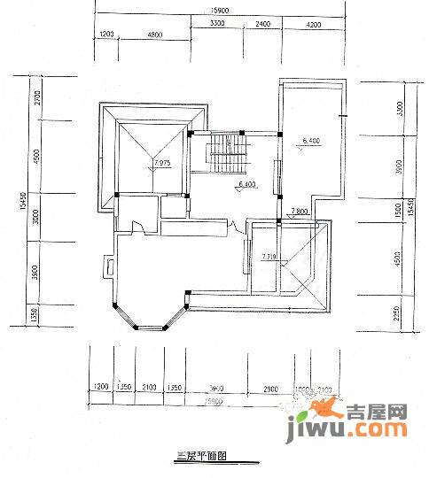 漓江奥林苑2室1厅1卫户型图