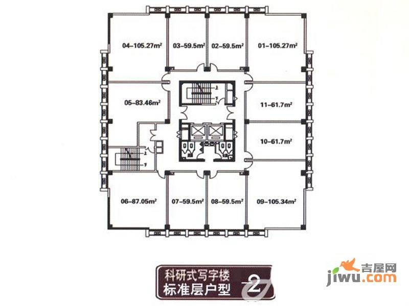 富邻广场普通住宅847.8㎡户型图