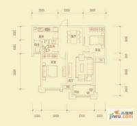 紫御府2室2厅1卫85.7㎡户型图