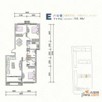 天水丽城2室2厅2卫155.9㎡户型图