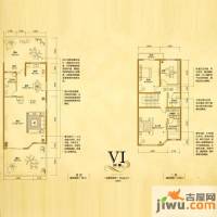 江南新城3室2厅3卫196㎡户型图