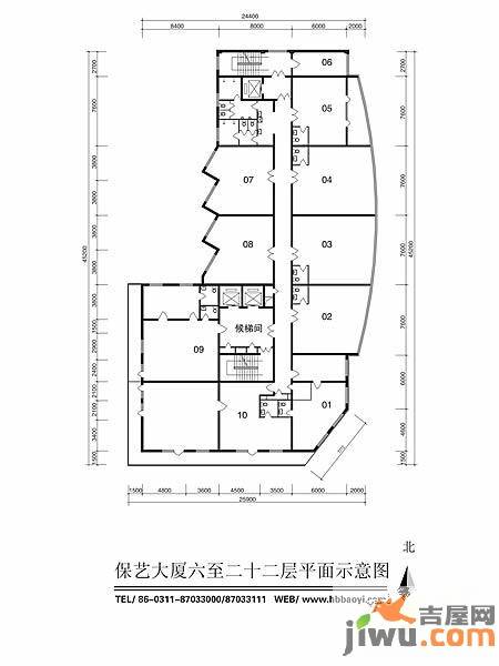 保艺大厦普通住宅991㎡户型图