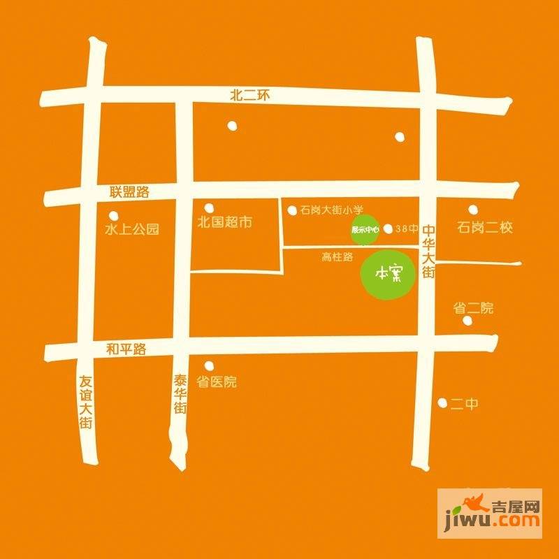橙悦城位置交通图图片
