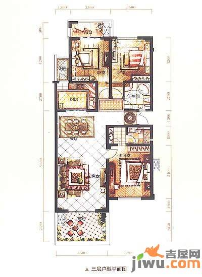 天山新公爵普通住宅152.1㎡户型图