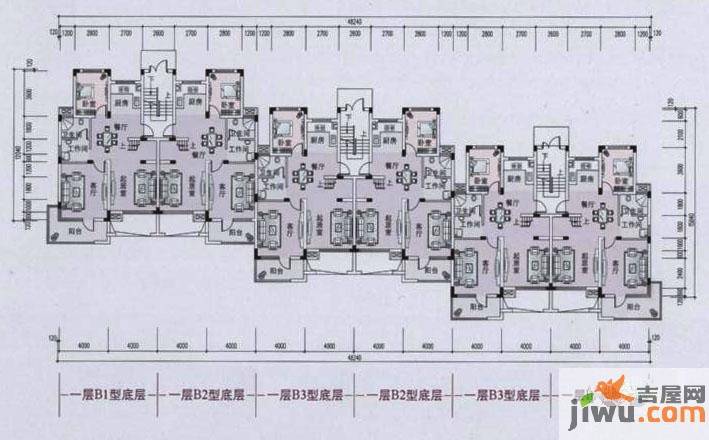 大地香樟园5室3厅3卫178.5㎡户型图