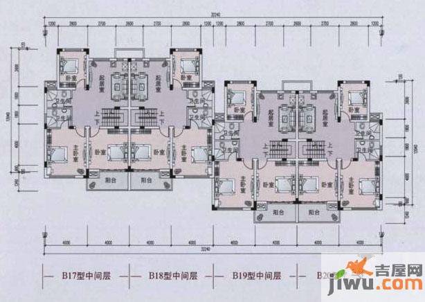 大地香樟园6室4厅4卫219.9㎡户型图