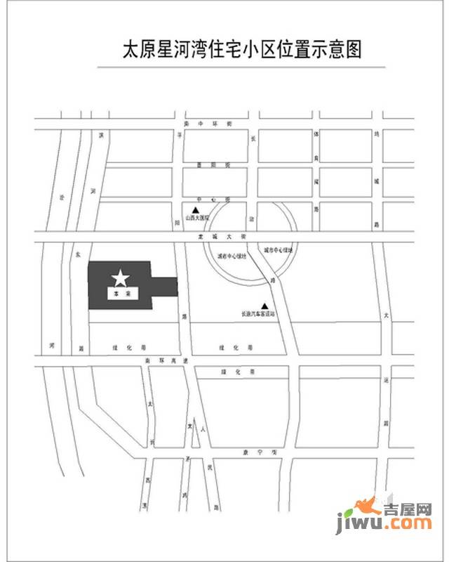 太原星河湾6号园位置交通图图片