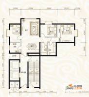 鸿昇龙潭公馆3室2厅2卫户型图