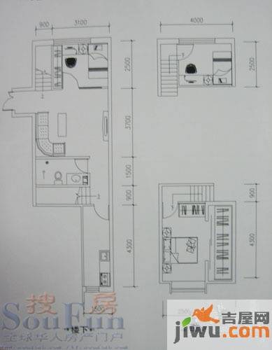 辰憬天地3室0厅0卫70㎡户型图