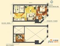 新建SOHO1室1厅1卫50.4㎡户型图