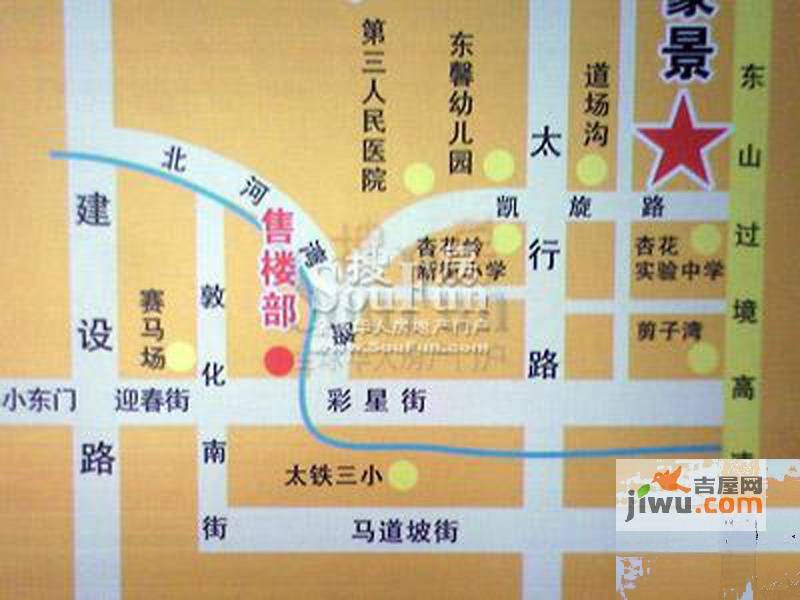 尚东豪景位置交通图图片