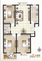 富世康园3室2厅1卫115㎡户型图