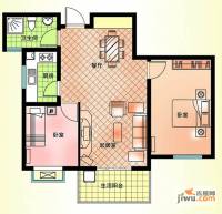 昌隆贵和苑2室2厅1卫79.4㎡户型图