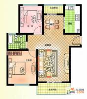 昌隆贵和苑2室2厅1卫88.4㎡户型图