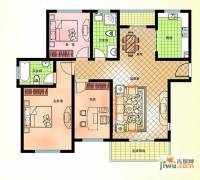 昌隆贵和苑3室2厅2卫125.9㎡户型图